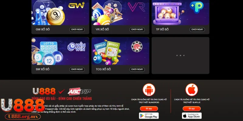 Loạt đối tác phát hành sảnh Lottery