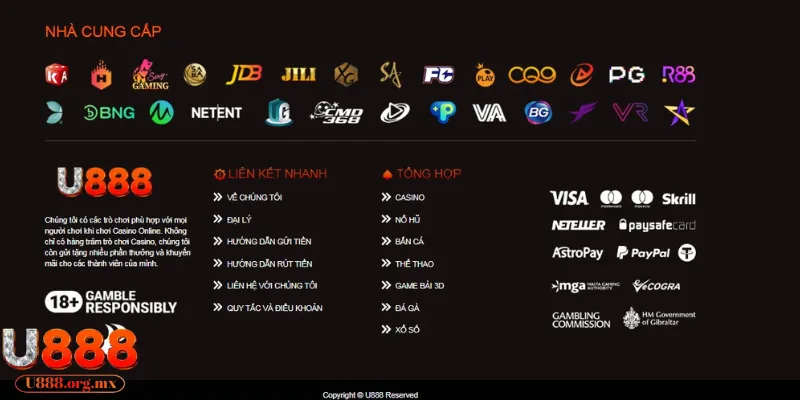 Lý do hình thành chính sách bảo mật U888